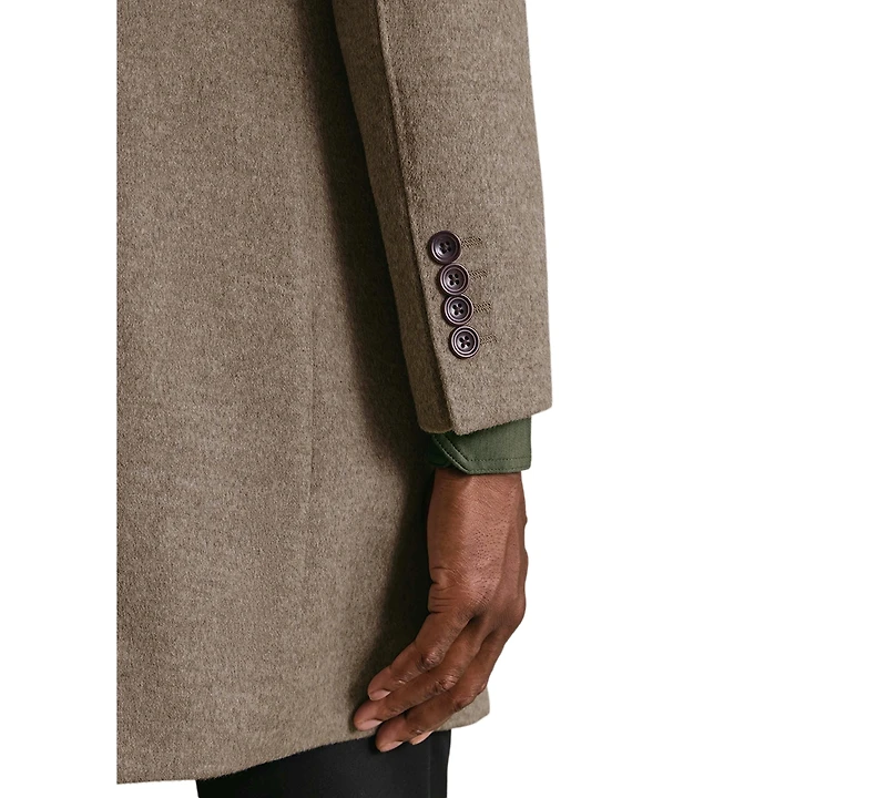 Charles Tyrwhitt Men's Regular-Fit Overcoat