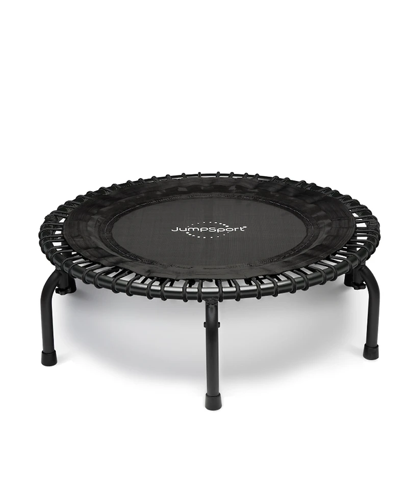JumpSport 350f Indoor Lightweight 39-Inch Folding Fitness Trampoline, Black