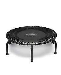 JumpSport 350f Indoor Lightweight 39-Inch Folding Fitness Trampoline, Black