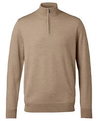 Charles Tyrwhitt Men's Long Sleeve Quarter-Zip Merino Wool Sweater