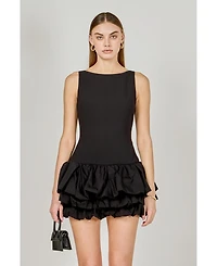endless rose Women's Mini Bubble Dress