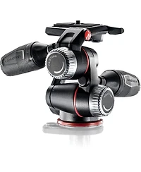 Manfrotto X-pro 3-Way Tripod Head, for Camera Tripods, Fluid Ball Head, Camera Stabilizer, Photography Accessories