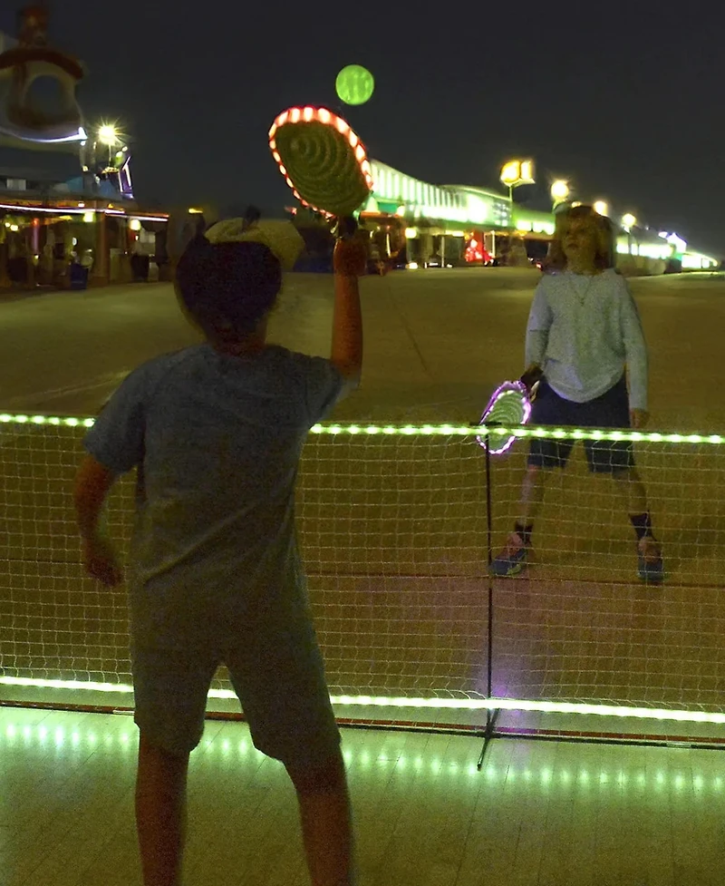 Uncommon Goods Kids Indoor/Outdoor Light-Up Pickleball Set