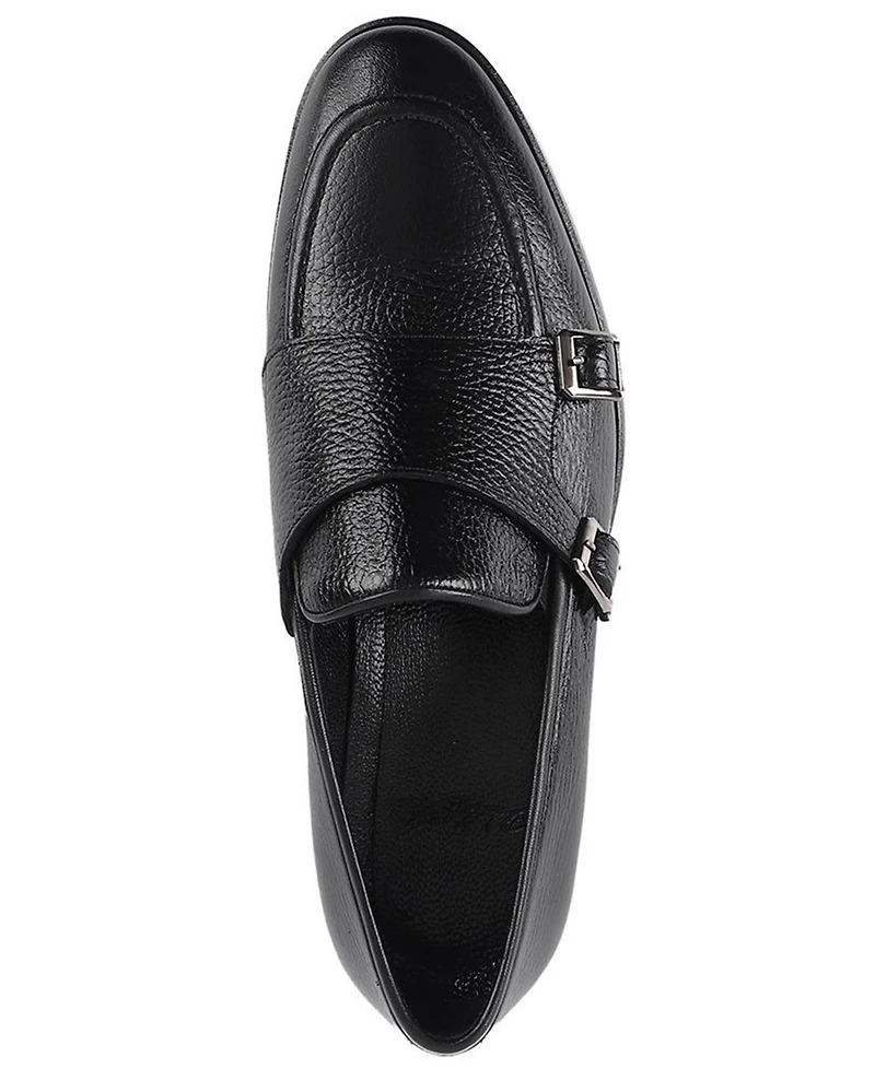 Vellapais Men's Ledonia Double Monk Strap Loafers