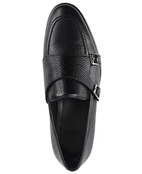 Vellapais Men's Ledonia Double Monk Strap Loafers