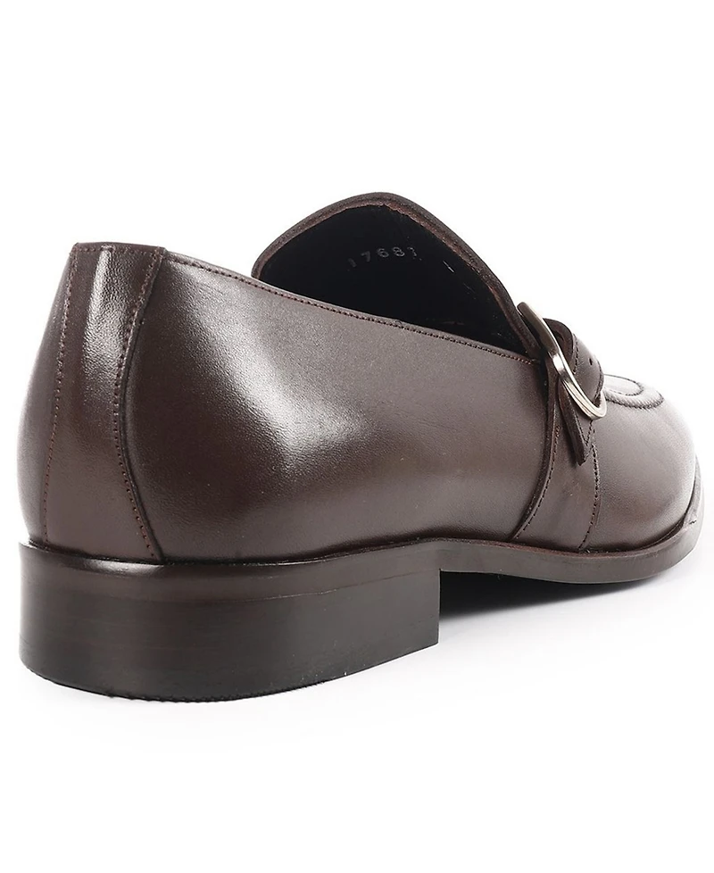 Vellapais Men's Classic Monk Strap Loafers