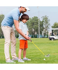 Mecale Kids Golf Club with Fiberglass Shaft & Headcover, for Boys & Girls