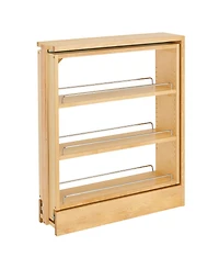 Rev-a-Shelf 6" Pullout Shelf Organizer Rack for Cabinet Base Insert, 438-bc-6C