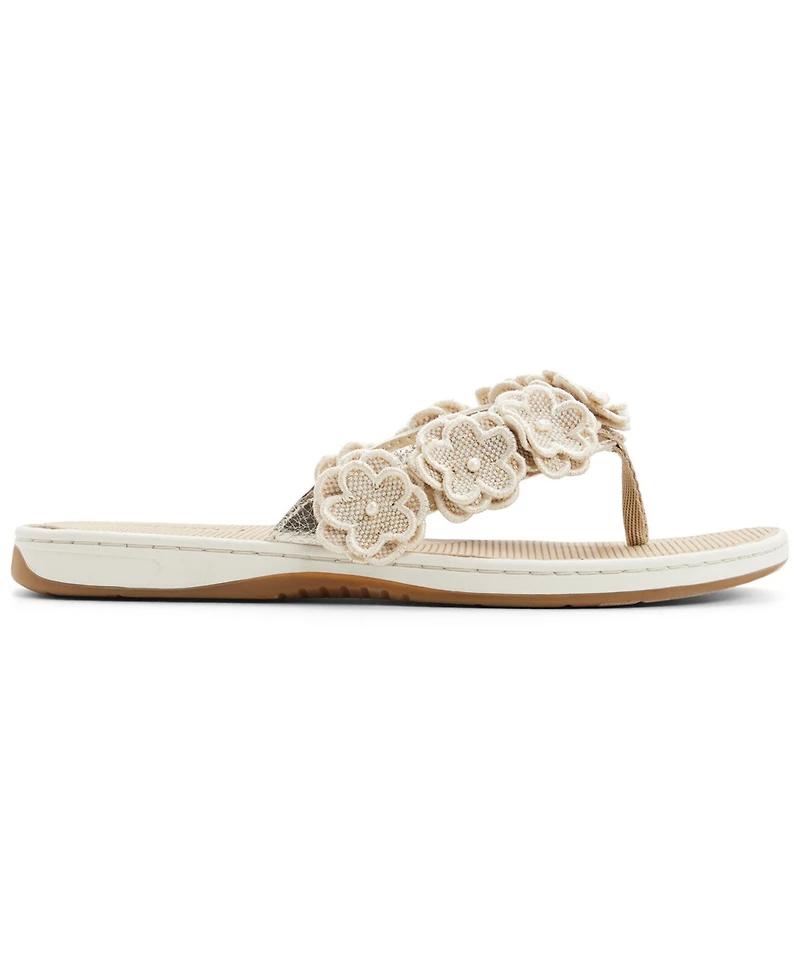 Sperry Women's Seafish Floral Open Toe Slip-On Sandals