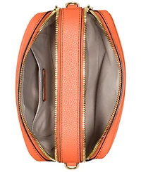 Michael Kors Bryant Medium Leather Double Zip Chain Camera Crossbody