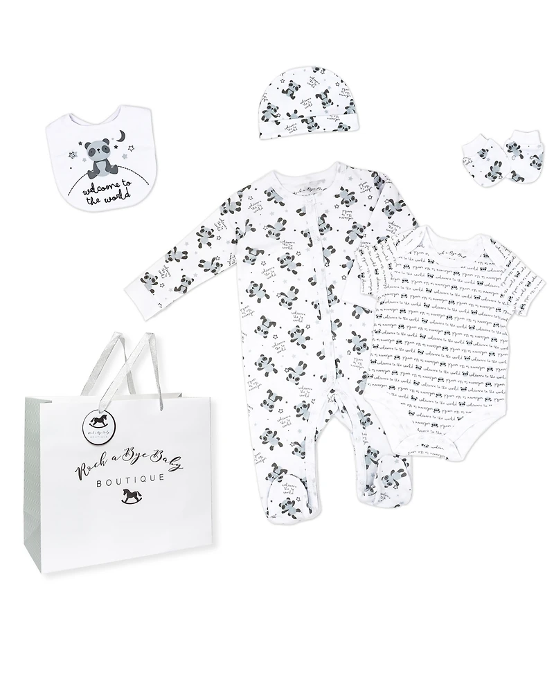 3 Stories Trading Baby Boys' 1st Year Baby Shower Gift Crate, 33-Piece Set