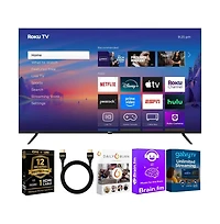 Roku 55" Select Series 4K Uhd Smart Tv Hdr, Dolby Audio, Voice Remote, Hdmi Cable, Cps 1-Year Protection Plan+Streaming kit-55R4C5KIT1