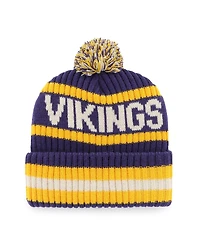 '47 Brand Men's Purple Minnesota Vikings Bering Cuffed Knit Hat with Pom