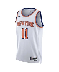 Nike Men's Women's Jalen Brunson White New York Knicks Swingman Jersey