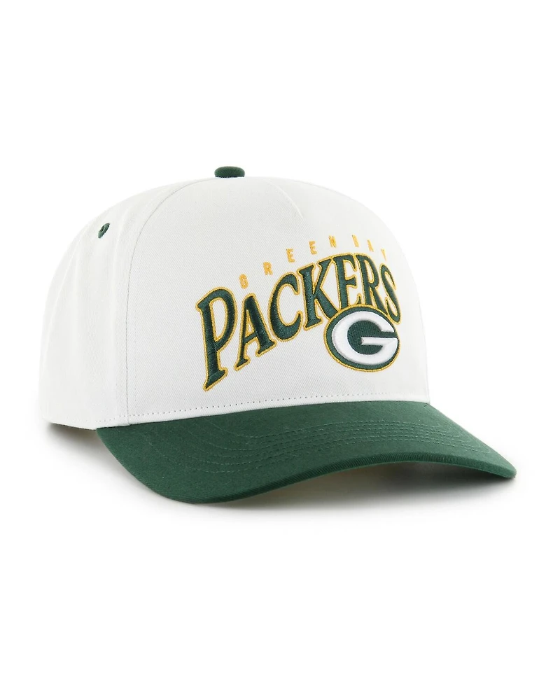 '47 Brand Men's White Green Bay Packers Soar Relaxed Hitch Adjustable Hat