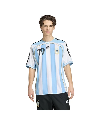Adidas Men's Lionel Messi White Argentina National Team 2006 Bringback Home Jersey