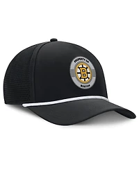 Fanatics Men's Black Boston Bruins Authentic Pro Rink Adjustable Hat