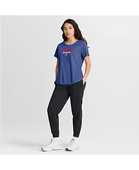 Nike Women's Heather Blue Cuba Baseball 2026 World Classic Arched Tri-Blend T-Shirt