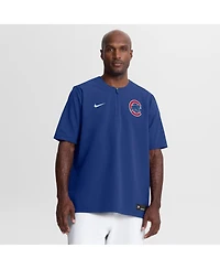 Nike Men's Royal Chicago Cubs Authentic Collection Dri-fit Quarter-Zip Windshirt
