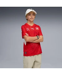 Puma Big Boys and Girls Red Switzerland National Team 2026 Home Replica Jersey