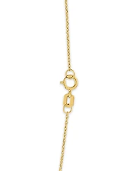 Macy's Padlock Pendant Necklace in 10k Gold