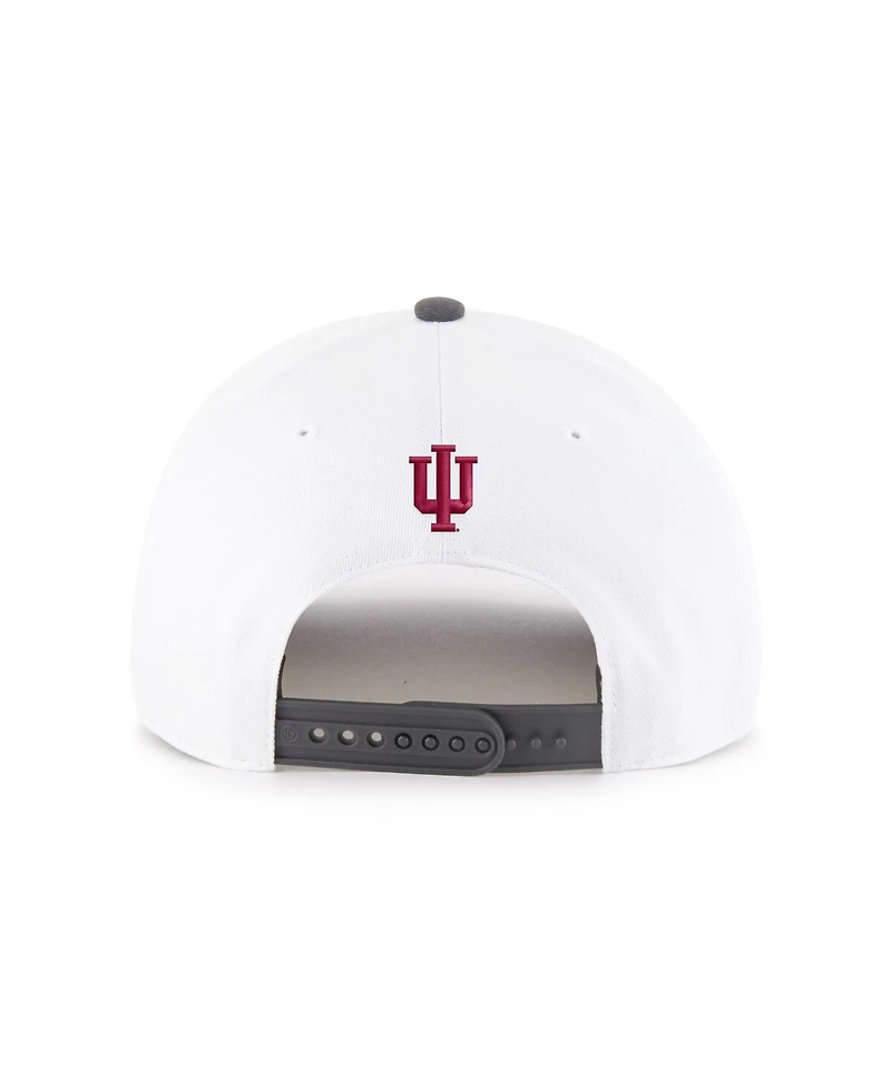 '47 Brand Men's White Indiana Hoosiers Two-Tone Hitch Adjustable Hat