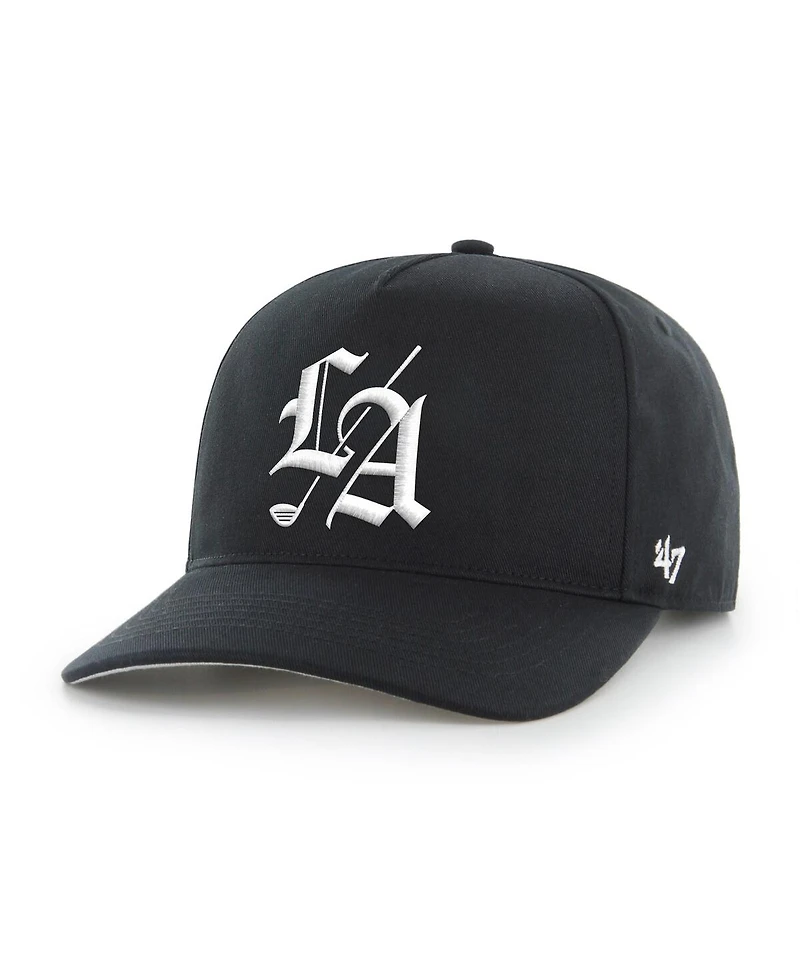 47 Brand Men's Black Los Angeles Golf Club Sure Shot Adjustable Hitch Hat