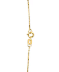 Macy's Polished Rose Pendant Necklace in 10k Gold