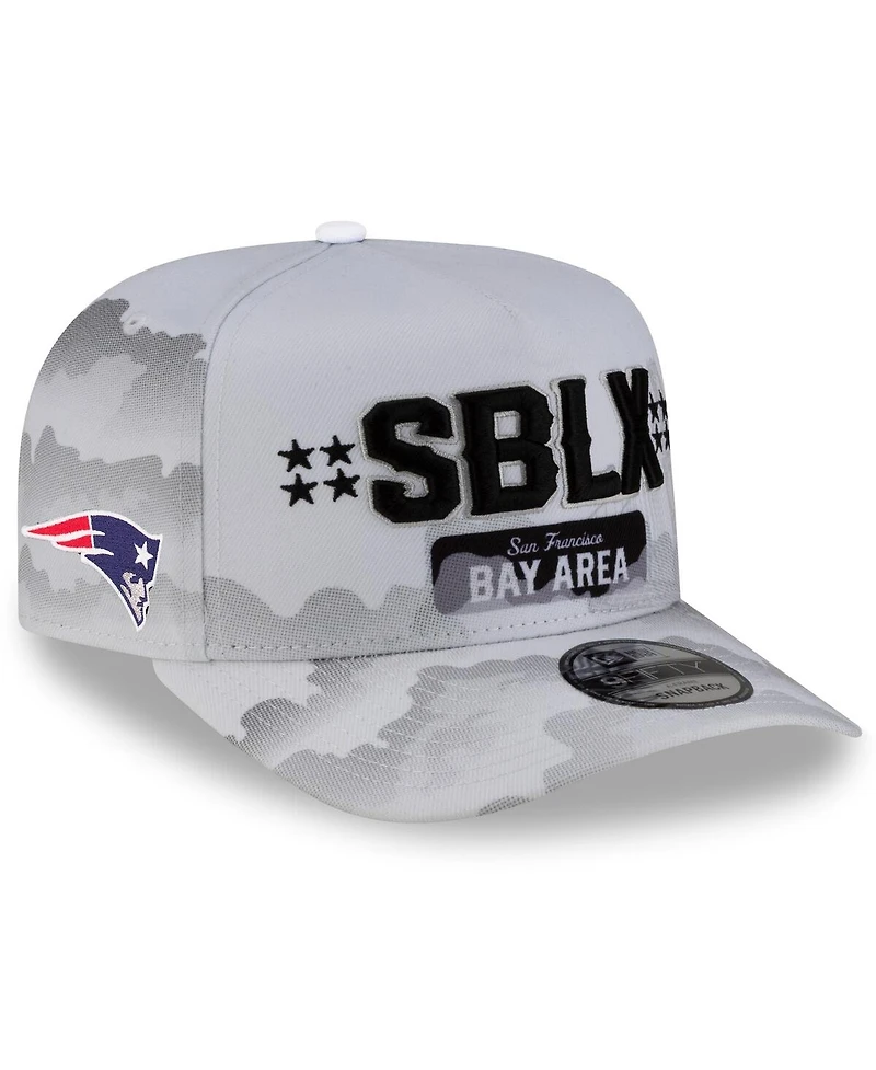 New Era Men's White New England Patriots Super Bowl Lx Tarmac 9FIFTY Snapback Hat
