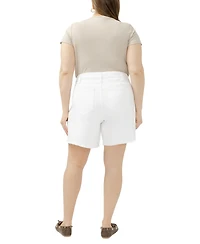 Silver Jeans Co. Plus Suki Curvy Fit Mid-Thigh Shorts