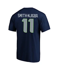 Fanatics Men's Jaxon Smith-Njigba College Navy Seattle Seahawks Super Bowl Lx Patch Big Tall Name Number T-Shirt