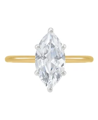 Grown With Love Igi Certified Lab Diamond Solitaire Engagement Ring (2 ct. t.w.) 14k Yellow Gold (Also White Gold)