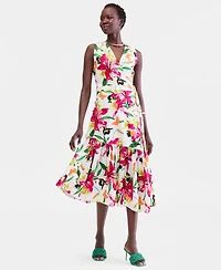 I.n.c. International Concepts Women's Sleeveless Asymmetric Dress, Macy's Exclusive