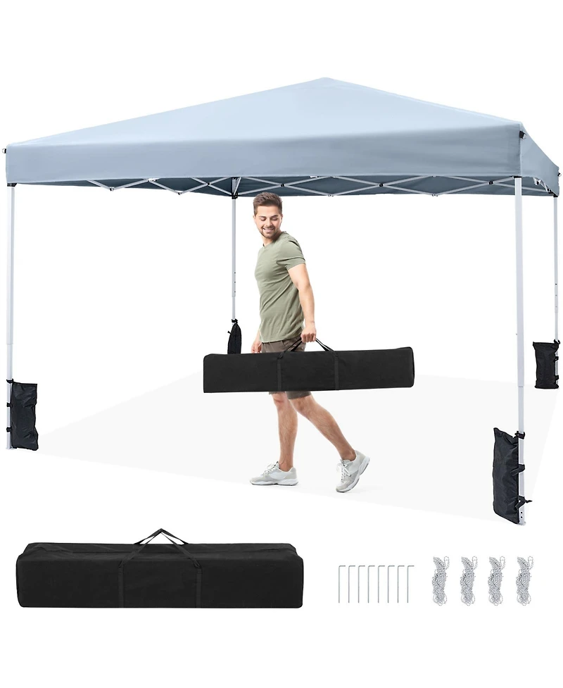 Mecale Pop-Up Canopy Tent with Carry Bag and 4 Sandbags
