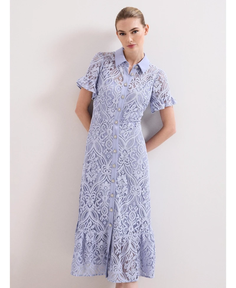 Phase Eight Women's Carmine Lace Dress