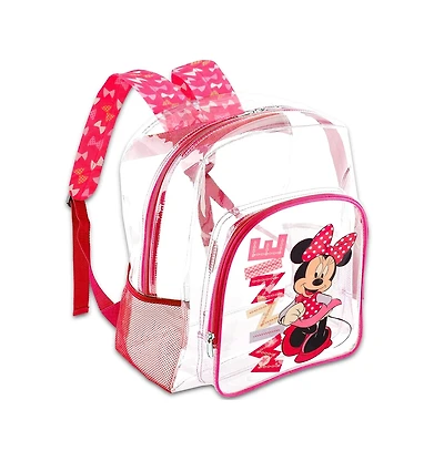 Disney Minnie Mouse Transparent, Clear backpack for ages 3