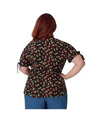 Unique Vintage Women's Plus Chita Blouse