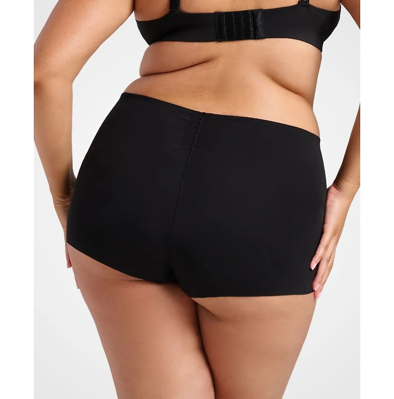 Siella Women's Organic Cotton No-Show Shaping Boy Short