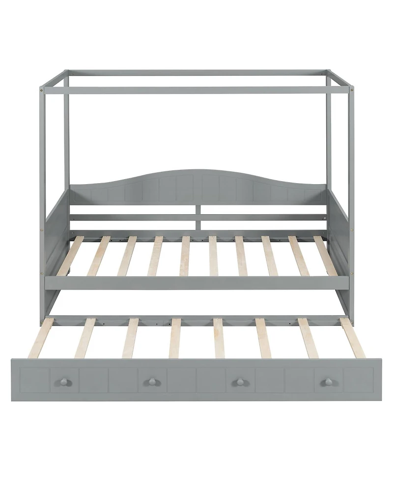 Streamdale Furniture Canopy Day Bed with Trundle
