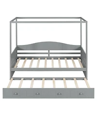 Streamdale Furniture Canopy Day Bed with Trundle