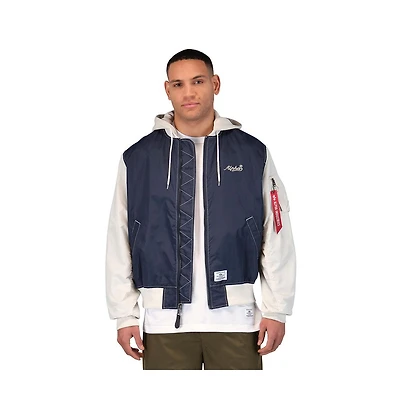 Alpha Industries Men's L-2B Relaxed Varsity Flight Jacket