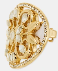 lonna & lilly Gold-Tone Stone Cluster Hair Barrette