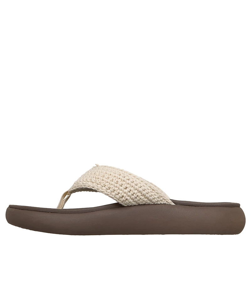 Skechers Women's Relaxed Fit: Asana Luxe - Valley Chic 2 Flip-Flop Thong Sandals from Finish Line