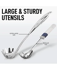 Zulay Kitchen Stainless Steel Cooking Utensil - 5 Piece Set