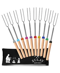 Long Marshmallow Roasting Sticks Extendable Design