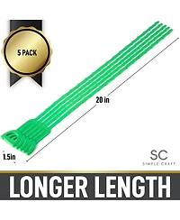 20-Inch Plumbing Snake Drain Clog Remover - 5 Pack