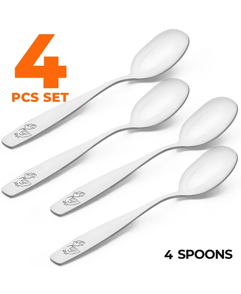 Kids and Toddler Cutlery Set Designed For Self Feeding