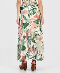 Guess Women's New Romana Printed Maxi Skirt