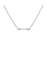 Pre-Owned Tiffany & Co Fleur de Lis Key Bar Pendant Necklace
