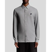 Lyle & Scott Men's Jacquard Stripe Long Sleeve Shirt
